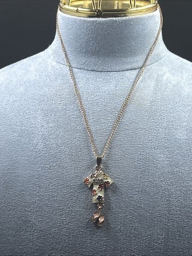 Betsey Johnson Collar Japón Camisa y Sandalias con Caja de Regalo y Bolsa de Organza GA - Imagen 2 de 7