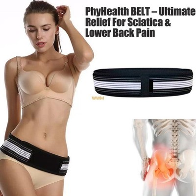 Lower Back Pain Relief Belt Sciatica Waist Wrap Support Brace For Men Women