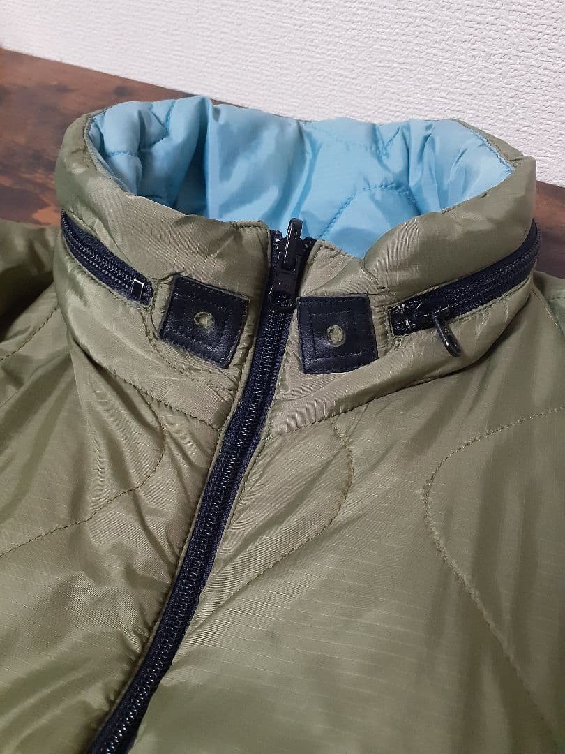 Buzz Rickson's Quilted Jacket Ripstop Nylon Sage … - image 5