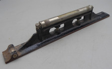 B Vintage Rabone & Son Engineers Spirit Level on Cast Iron Base Machinist Tool