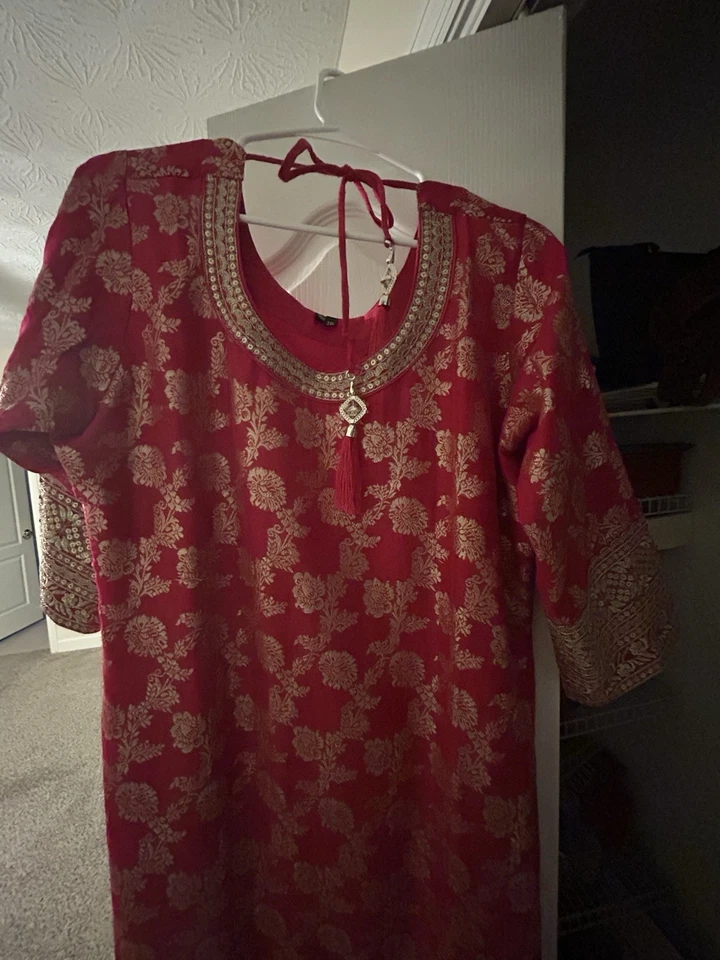 Diseñador Indio Paquistaní Salwar Kameez Bollywood Vestido Fiesta Traje Boda Foto 2 de 2