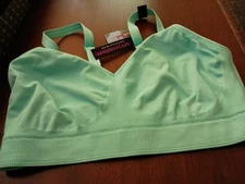 Curvy Couture XL Bra Aruba  Smooth Seamless Comfort Wireless Back Close 1331 