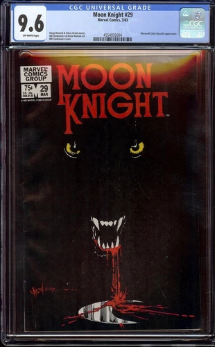Moon Knight # 29 CGC 9.6 OW (Marvel, 1983) Werewolf by Night appearance