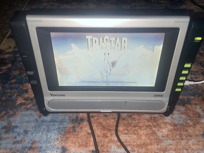Venturer Portable Upright DVD Player PVS6271  & Power Adapter- Tested & Working