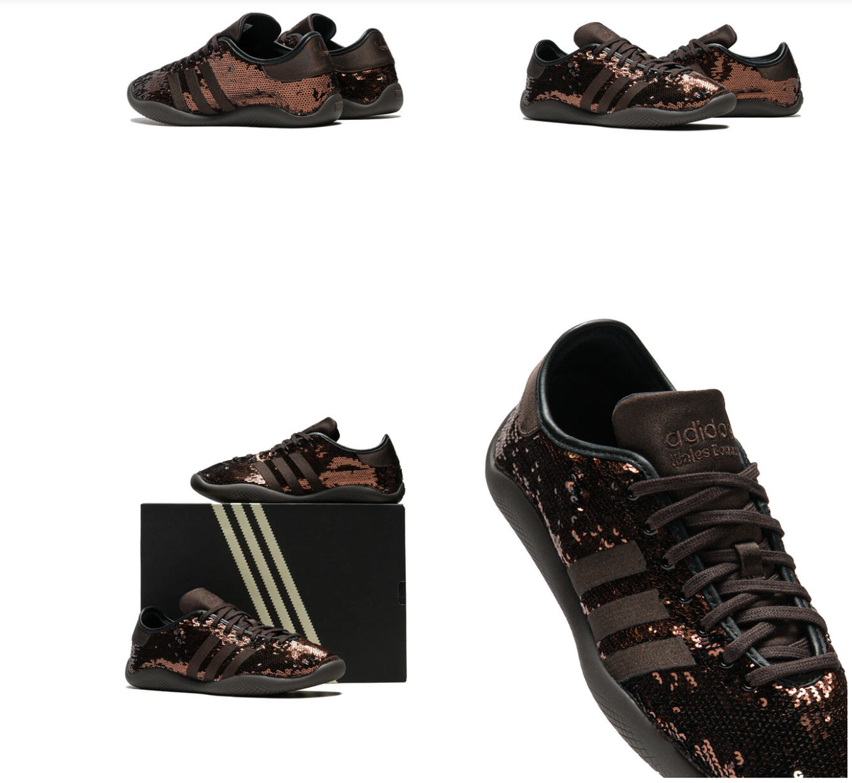 NEW Men's Adidas X WALES BONNER MENS KARINTHA SEQUIN SHOES KH8798