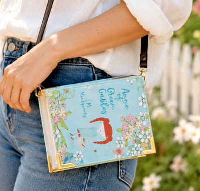 Anne of Green Gables Book Handtasche Umhängetasche veganes Leder gut lesen