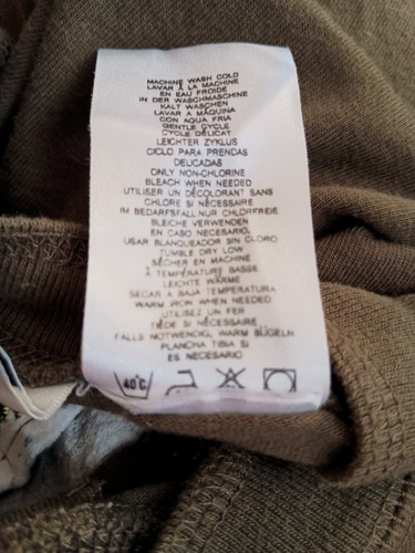 Vintage Disney Store Pocahontas Meeko Flit Henley Shirt Size L Brown Embroidered - Picture 9 of 10