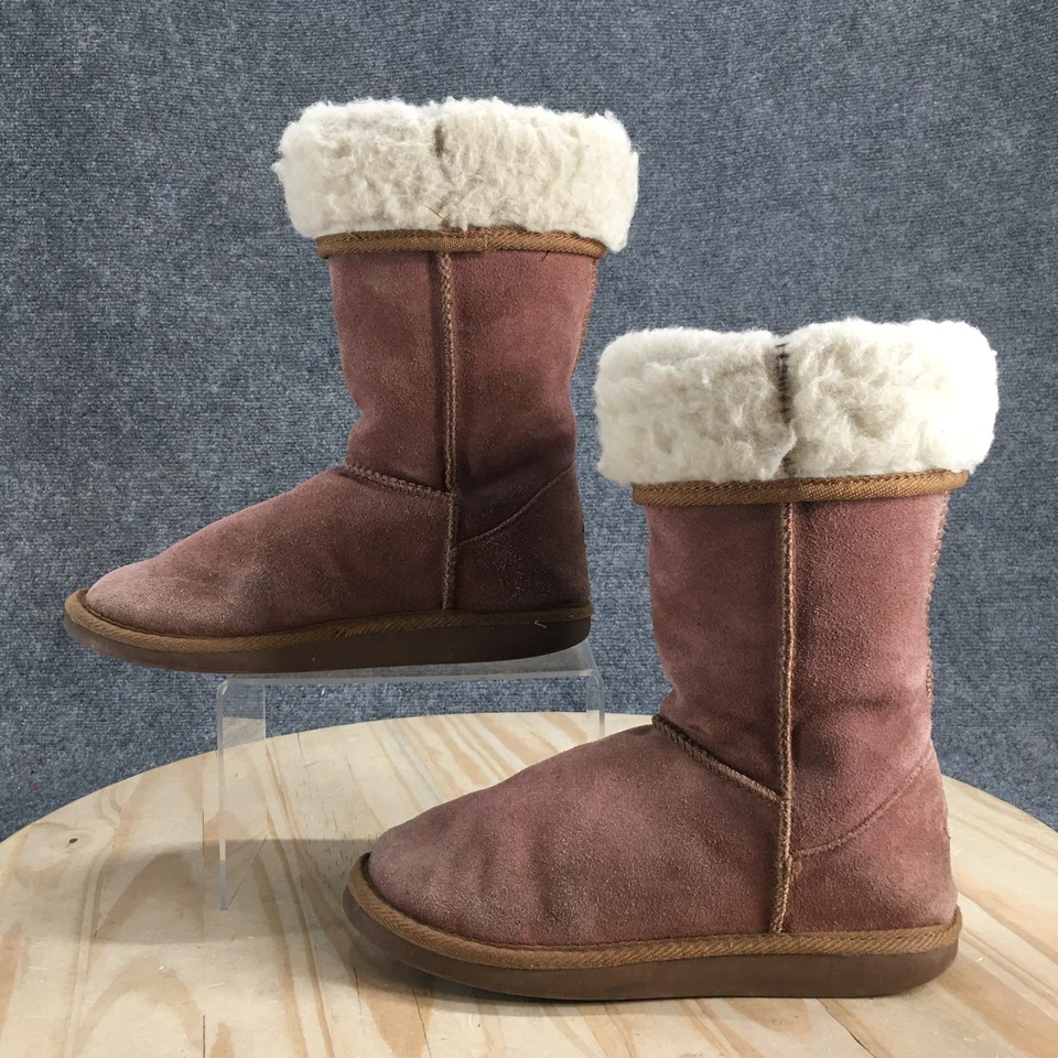 EMU высокие ботинки женщин 7 коричневый бронте Hi тянуть на замши мериносовой шерсти подкладка повседневный - Изображение 2 из 4