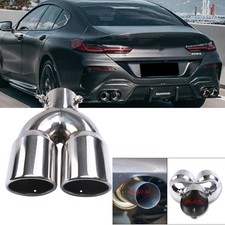 Caliber Car Rear Dual Outlet Exhaust Muffler Tips For BMW 8 Series G16 20-22 F93
