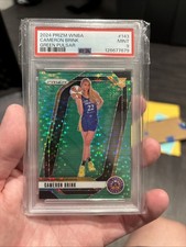 CAMERON BRINK 2024 PANINI PRIZM WNBA GREEN PULSAR ROOKIE  /25 PSA 9