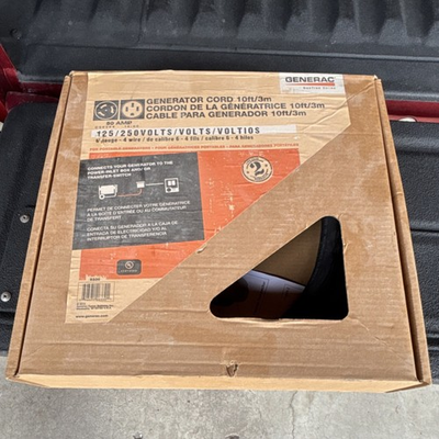 #ad Generac 6330 Power Cord 10ft 50 Amp 125 250 Volts Generator Cable $68.00