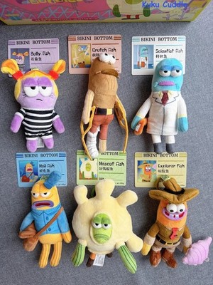 Bikini Bottom Buddies Series 2 Blind Box Plush Keychain Toy Gift HOT Authentic