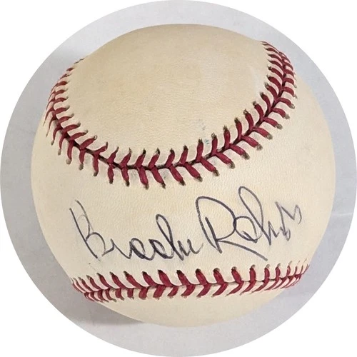 Brooks Robinson Autographed AL Budig Baseball JSA CK18196