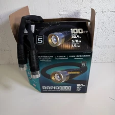 Teknor Rapid Flo Compact Garden Hose 5/8 Inch X 100 Foot, New open box