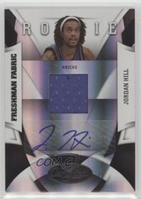 2009-10 Certified Freshman Fabric Signatures 207/399 Jordan Hill #177 Auto 1e17