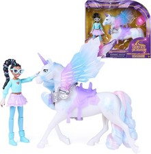 Unicorn Academy Wing Magic Layla Glacier 4.5" Poseable Doll 5" Unicorn New