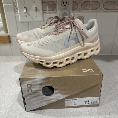 ON Running Women's Cloud Monster Moon Fawn Medium Width Brand NEW S ize 7