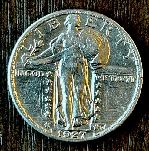 1927 25C Standing Liberty Quarter XF/AU ~ 26035