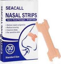 30Ct Nasal Strips for Breathing - Sleep Nose Strips for Snoring, Instant Reduces