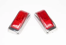 1946 to 1948 DeSoto Tail Lights -  CB13756 & CB13755 + DEHY Lenses