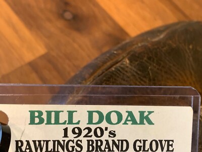 VTG 1920s BILL DOAK Rawlings 5BD Split Finger IMP Model Baseball