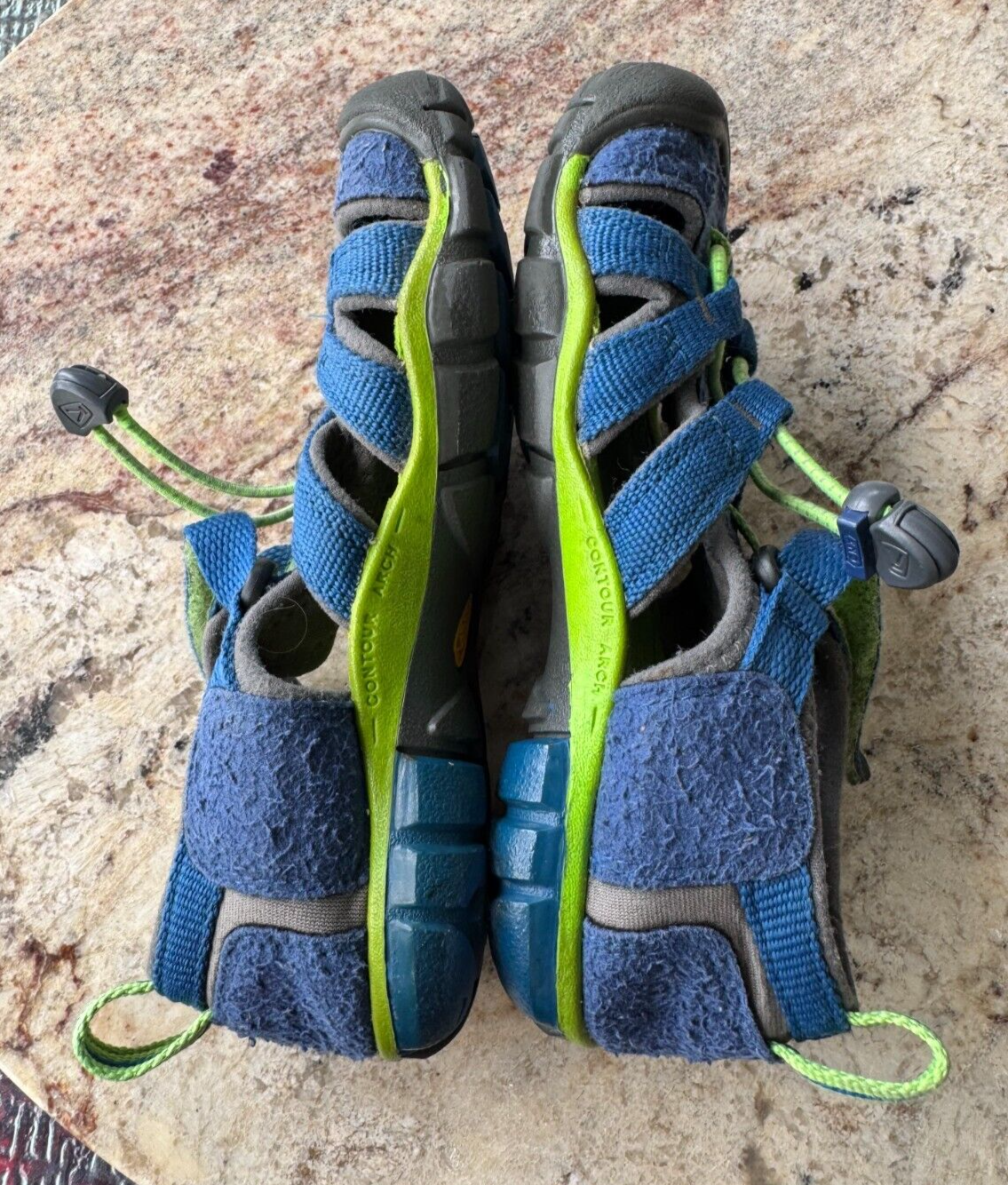 Scarpe sandali KEEN giovani 13 ragazzi Newport impermeabili punta chiusa blu acqua outdoor