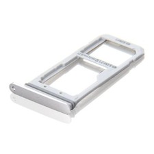 Samsung Galaxy S7 G930 Sim  Micro SD Card Holder Slot Tray Replacement Silver