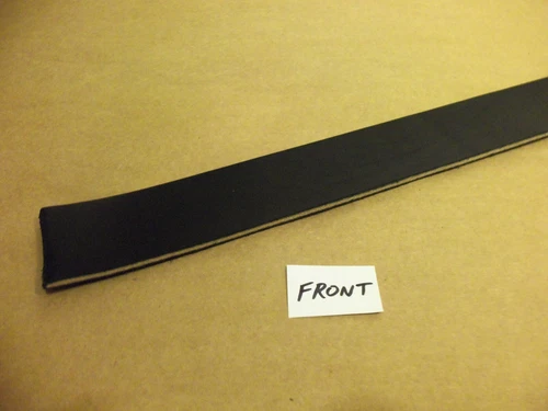 12/13 Oz Black English Bridle Leather Belt Blank 54" - 60" (Various Widths) image 2