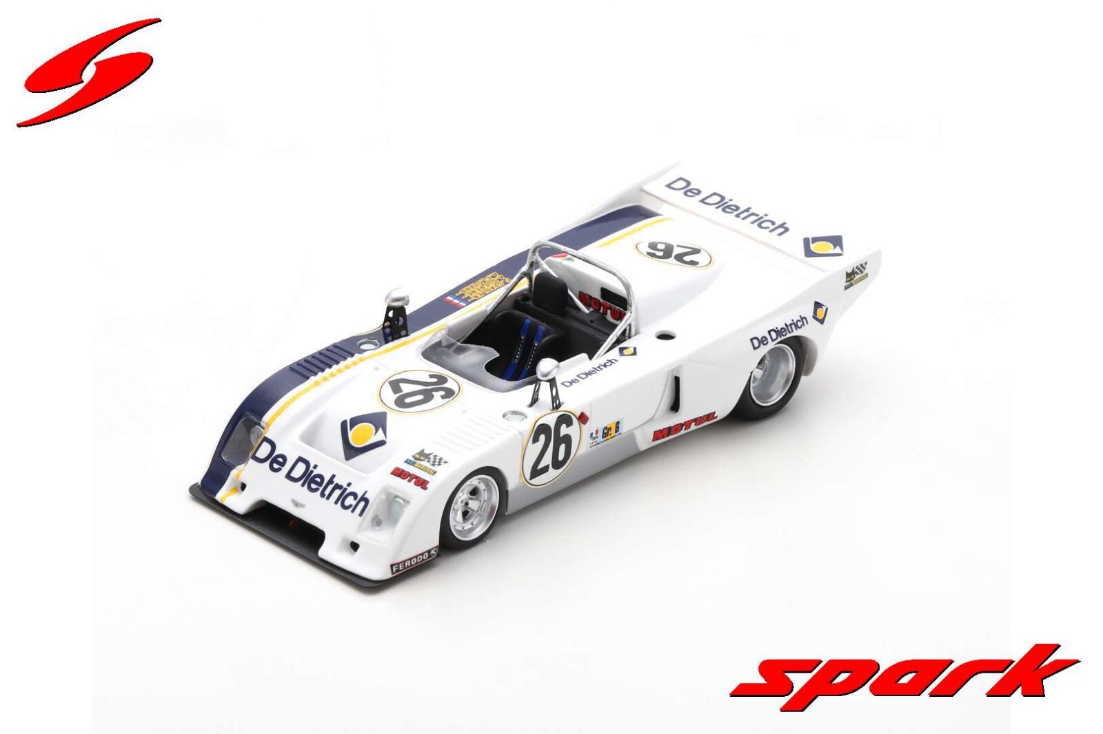 Chevron B36 Le Mans 1976 Spark S4713 le cadeau parfait pour passionné auto 1/43