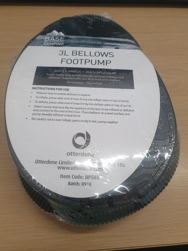 Bomba de pie de fuelle 3L - Para barcos, camas de aire e inflables - SOLO £6.89 ENVÍO GRATUITO - Imagen 6 de 12