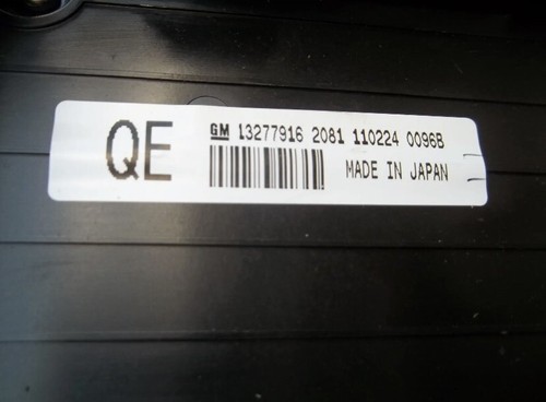 2011 2012 BUICK REGAL RADIO CONTROL PANEL W CLIMATE CONTROL 13297382 2081 110215 - Picture 4 of 4