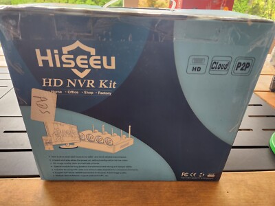 Hiseeu ワイヤレスNVRキット Wireless,Expandable 10Channels NVR] 2k Wireless Security
