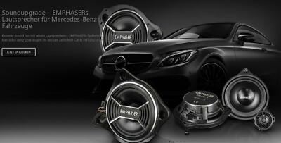 EMPHASER EM-MBS1 Plug & Play Coax Speakers Mercedes W205, S205, C205, A205