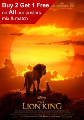 Der König der Löwen 2019 Filmplakat A5 A4 A3 A2 A1