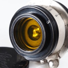: RARE Leica Leitz FILGE A36 Slip-On Yellow 3 Filter for 35mm 50mm Elmar