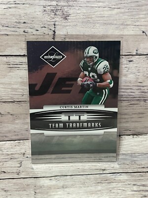 2006 Leaf Limited Team Trademarks #TT28 Curtis Martin  /100