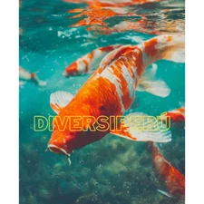 Digital Image nature Photo Wallpaper Background AI ART Fish Koi