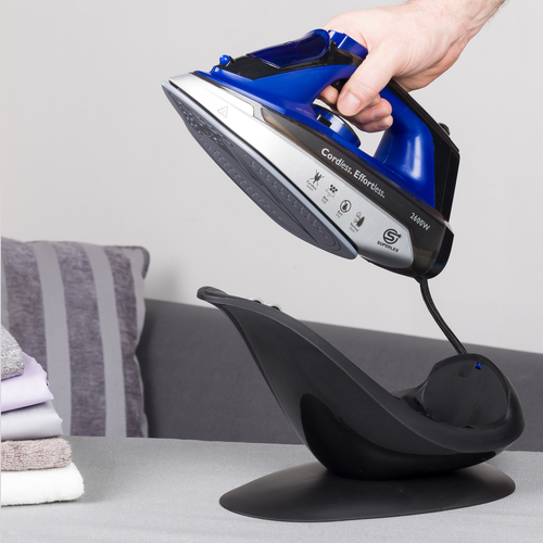 2in1 Cordless Steam Generator Iron 2600W Ceramic Soleplate Self Clean