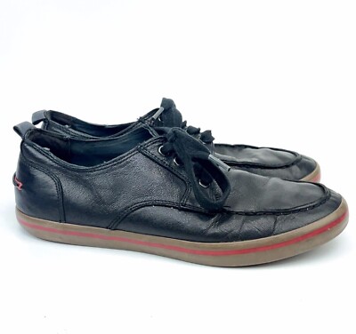 Cole Haan Men's Size 8.5 M Black Leather Sneakers Lace Up Tennis