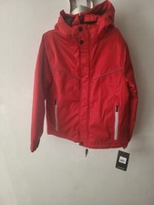 Swiss Alps Boys Snow red Jacket Detachable Hood Size M 10/12