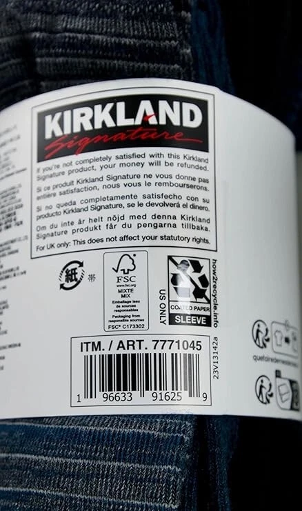 Calcetines Kirkland Signature Damas Mezcla Lana Merino Talla 6-10 1/2 4 pares - Nuevos con Etiquetas Foto 3 de 3