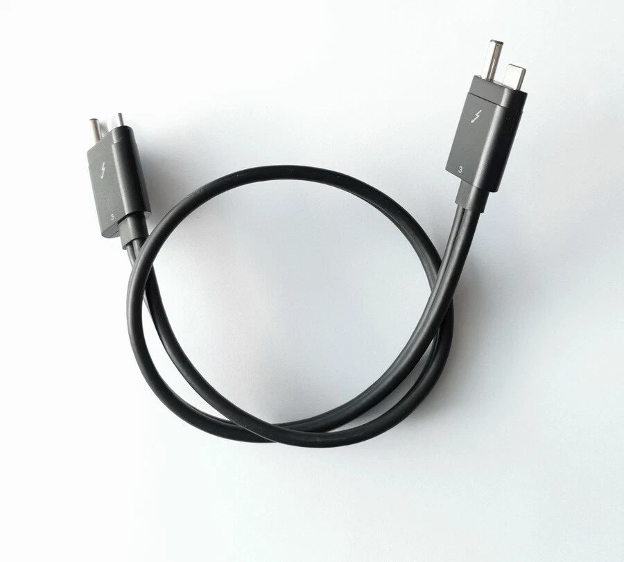 Thunderbolt Cable Cord 2ft 230W for HP Zbook G2 Laptop Dock L22301-001 - Image 4 of 4