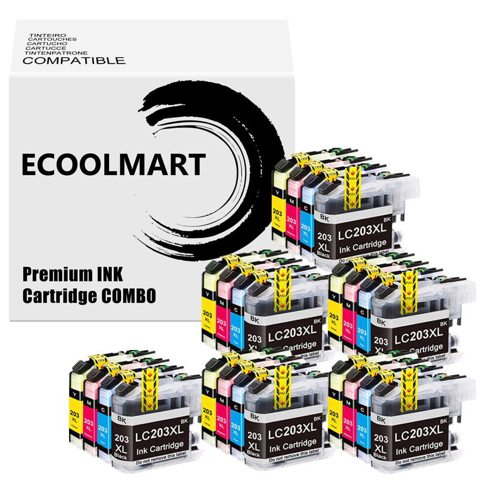 24PK Ink Cartridge fits Brother LC203 LC201 MFC-J4320DW MFC-J4620DW J680DW