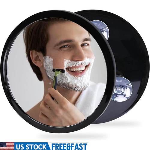 Fogless Shower Mirror Shaving Makeup Portable Suction Cup Kids Safety Mirror New
