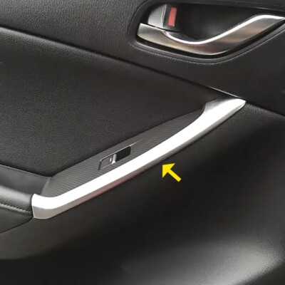 Chrome Rear Door Armrest Panel Trim Mouldings For Mazda CX-5 CX5 2012-2016
