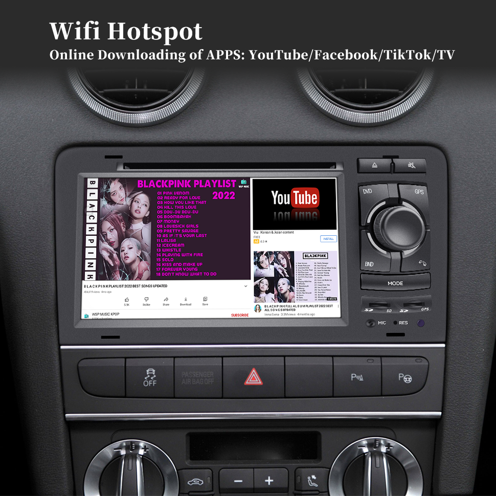 7 inch touchscreen upgrade draadloze CarPlay Android Auto voor Audi A1 S1 8X MMI 3G Autoradio Dash Kit GPS Navigatie Android 13 Apps Netflix Spotify Prime Video Reddit Twitch Waze Games (2010-2018 7 inch touchscreen upgrade draadloze CarPlay Android Auto voor Audi A1 S1 8X MMI 3G Autoradio Dash Kit GPS Navigatie Android 13 Apps Netflix Spotify Prime Video Reddit Twitch Waze Games (2010-2018