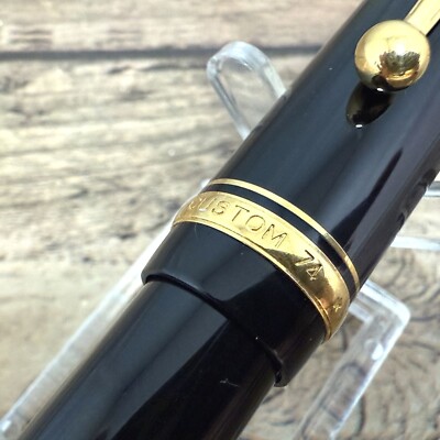PILOT CUSTOM74 14k-585 GOLD NIB:M FOUNTAIN PEN VINTAGE JAPAN A350