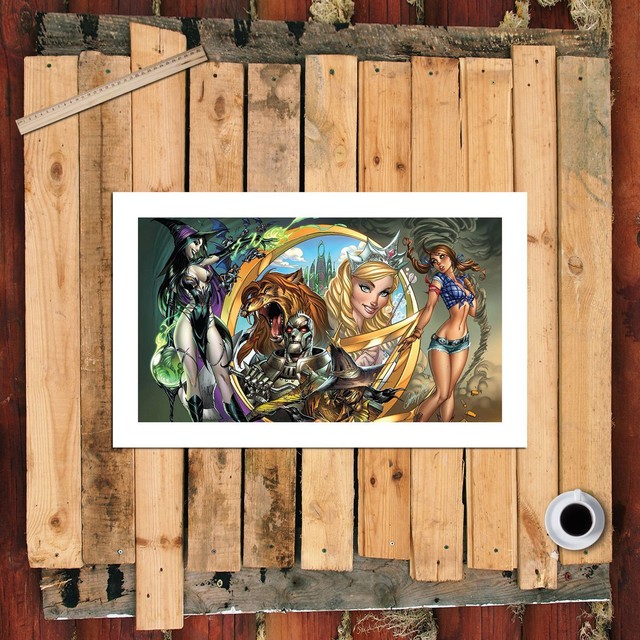 12"x22" Wizard of Oz Home Decor HD Canvas Print Picture room Wall Art