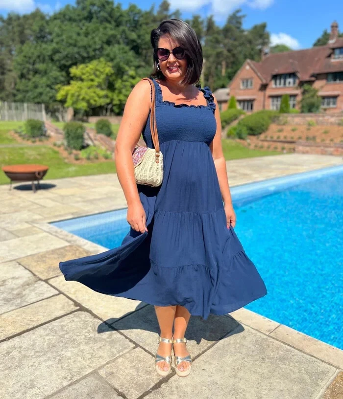 Apricot Blue Casual Dresses for Women for sale