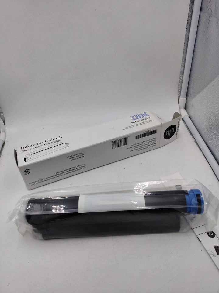 Genuine IBM 02N7211 INFOPRINT COLOR 8 TONER BLACK (1) use in Infoprint Color 8 P - Image 3 of 4